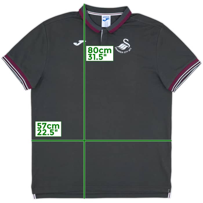 2018-19 Swansea City Joma Polo Shirt - 9/10 - (XL)