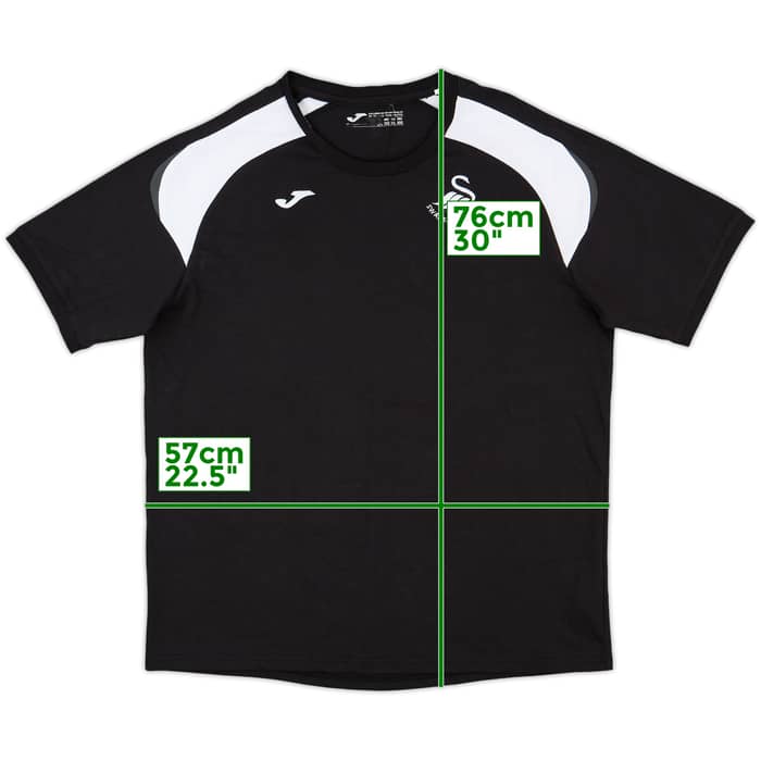 2018-19 Swansea Joma Cotton Tee - 8/10 - (XXL)