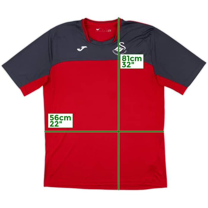 2020-21 Swansea Joma Training Shirt - 8/10 - (XXL)