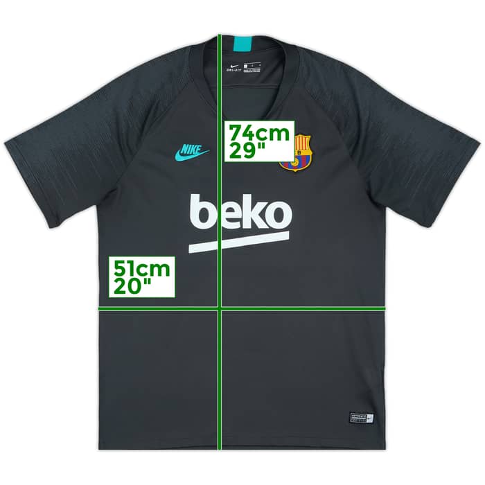 2019-20 Barcelona Nike Training Shirt - 10/10 - (L)