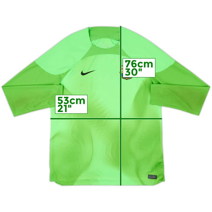 2022-23 Barcelona GK Shirt - 8/10 - (L)
