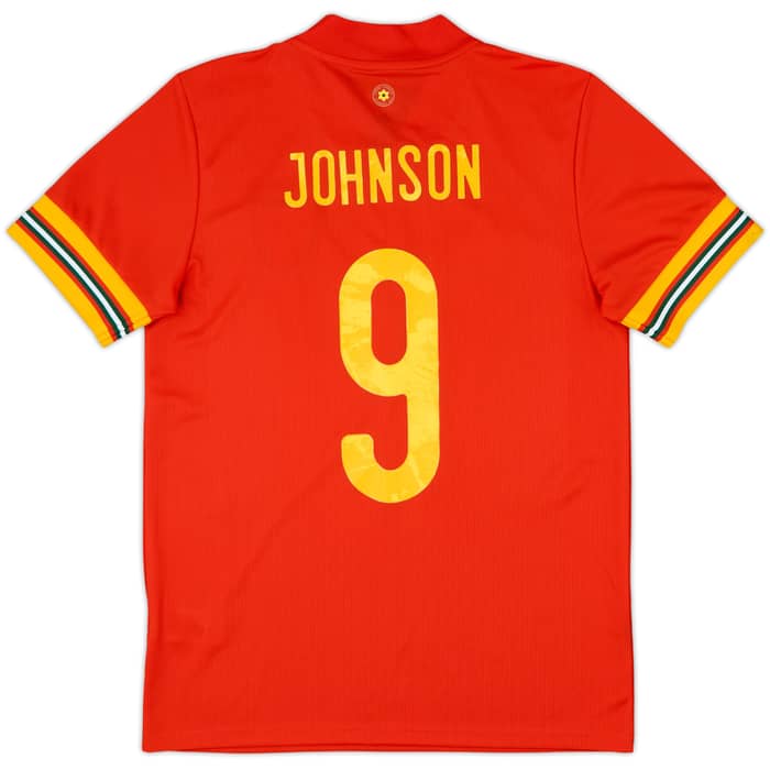 2020-21 Wales Home Shirt Johnson #9 - 7/10 - (M)