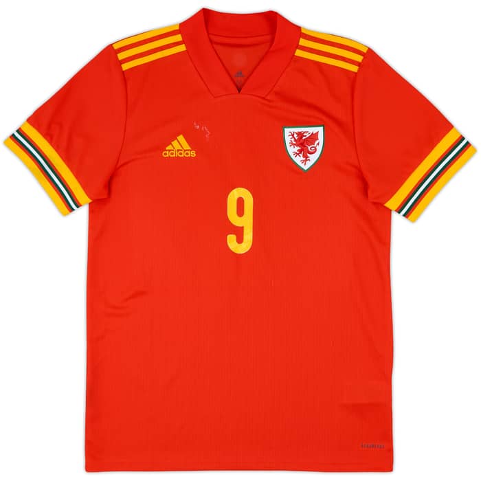 2020-21 Wales Home Shirt Johnson #9 - 7/10 - (M)