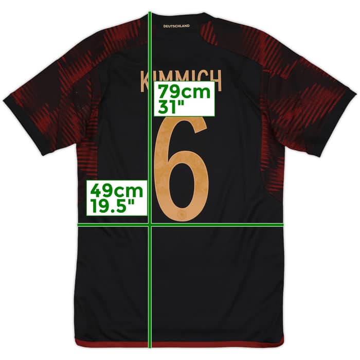 2022-23 Germany Away Shirt Kimmich #6 - 10/10 - (M)