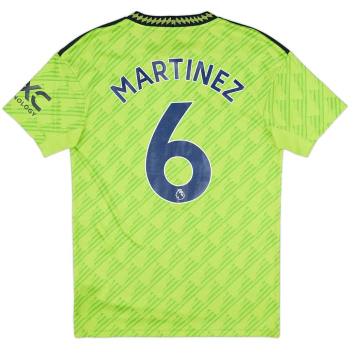 2022-23 Manchester United Third Shirt Martinez #6 - 8/10 - (S)