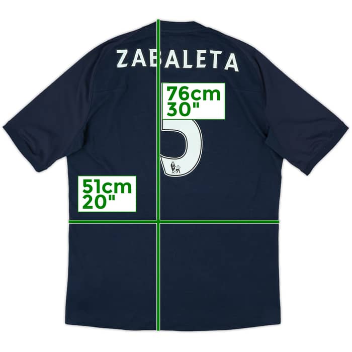 2010-12 Manchester City Away Shirt Zabaleta #5 - 6/10 - (M)