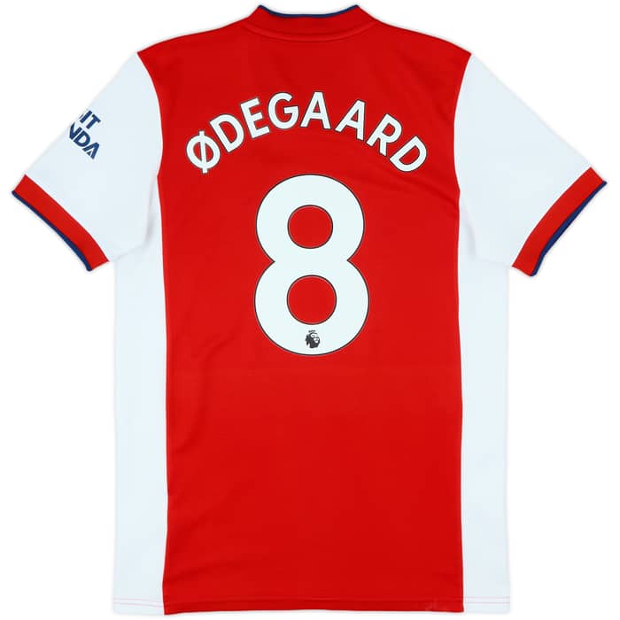 2021-22 Arsenal Home Shirt Odegaard #8 - 10/10 - (M)
