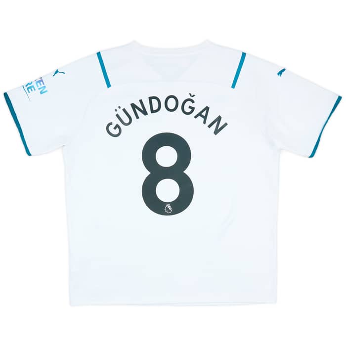 2021-22 Manchester City Away Shirt Gundogan #8 - 7/10 - (XL)