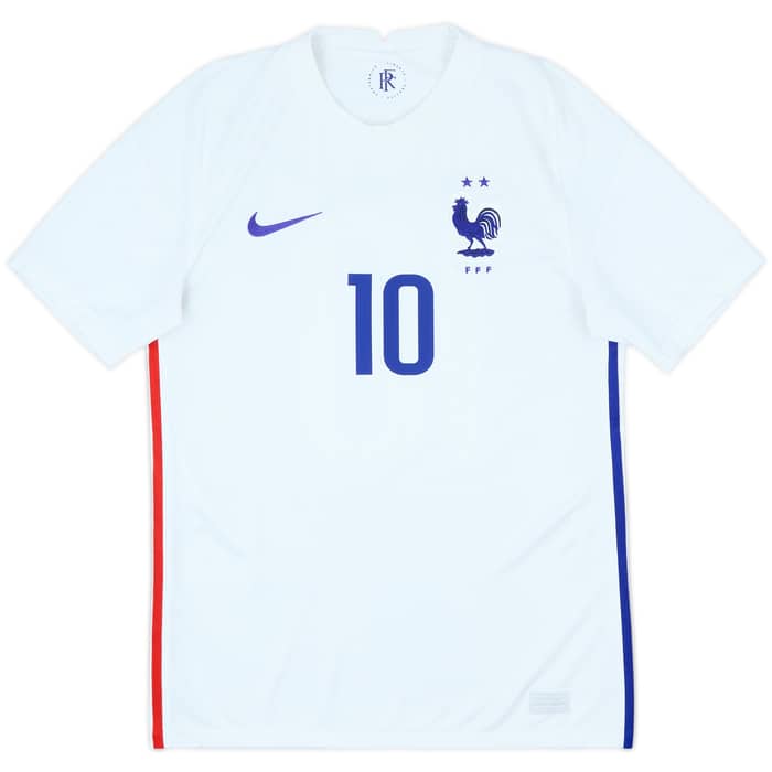 2020-21 France Away Shirt Mbappe #10 - 10/10 - (S)
