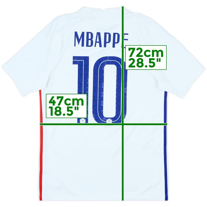 2020-21 France Away Shirt Mbappe #10 - 10/10 - (S)