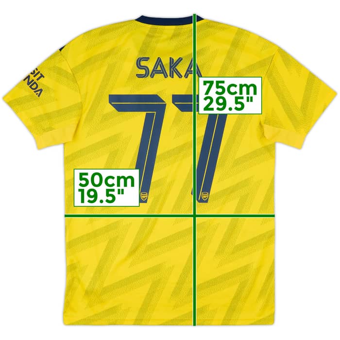 2021-22 Arsenal Away Shirt Saka #7 - 10/10 - (M)