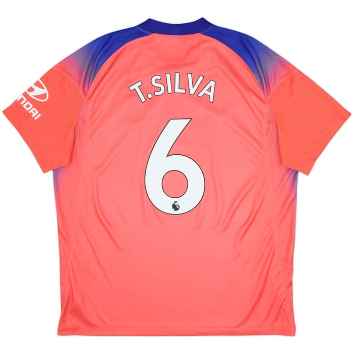 2020-21 Chelsea Third Shirt T.Silva #6 - 8/10 - (XL)
