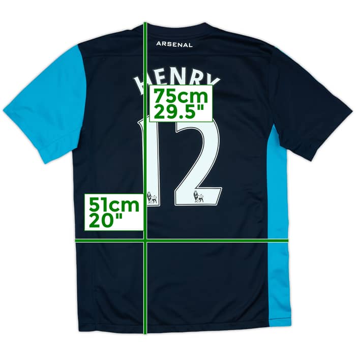 2011-12 Arsenal Away Shirt Henry #12 - 8/10 - (M)