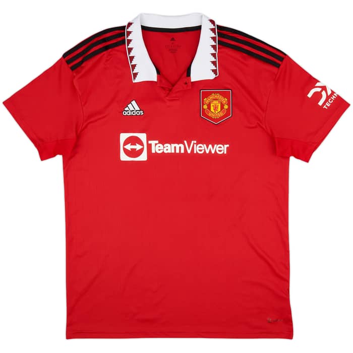 2022-23 Manchester United Home Shirt Fred #17 - 9/10 - (XL)
