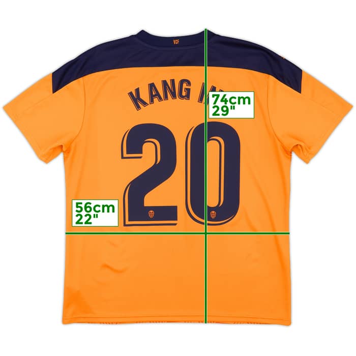 2020-21 Valencia Away Shirt Kang In #20 - 9/10 - (XL)