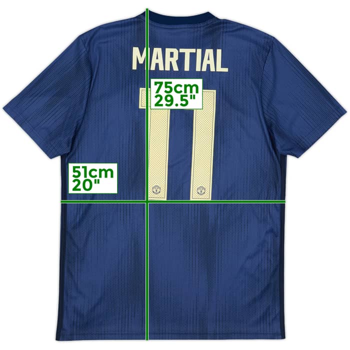 2018-19 Manchester United Third Shirt Martial #11 - 10/10 - (M)