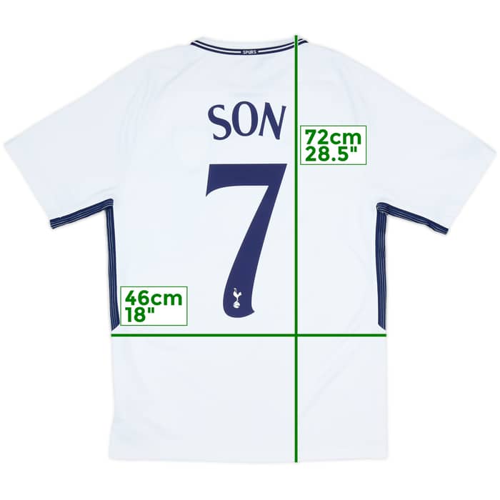 2017-18 Tottenham Home Shirt Son #7 - 8/10 - (S)