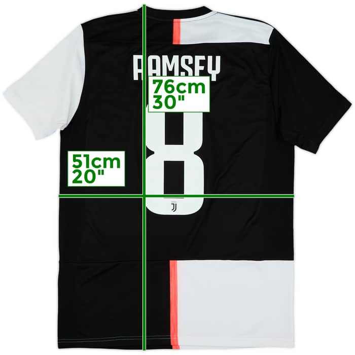 2019-20 Juventus Home Shirt Ramsey #8 - 7/10 - (M)
