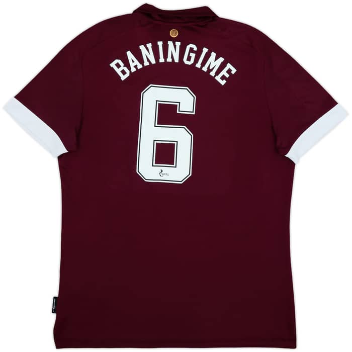 2021-22 Hearts Home Shirt Baningime #6 - 9/10 - (XL)