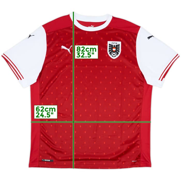 2020-22 Austria Home Shirt - 9/10 - (XXL)