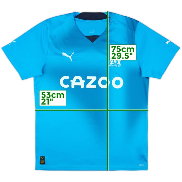 2022-23 Olympique Marseille Third Shirt - 8/10 - (L)
