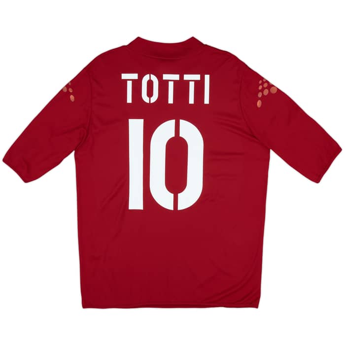 2003-04 Roma Home Shirt Totti #10 - 7/10 - (L)