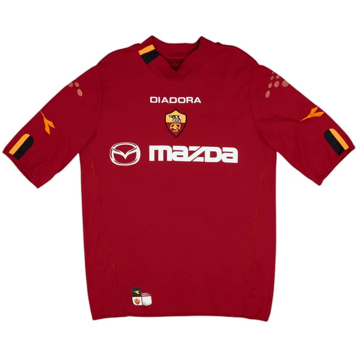 2003-04 Roma Home Shirt Totti #10 - 7/10 - (L)
