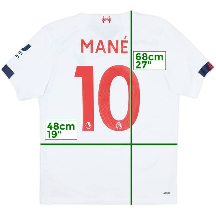 2019-20 Liverpool Away Shirt Mane #10 - 8/10 - (S)