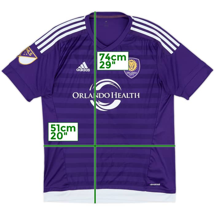 2016 Orlando City Home Shirt - 8/10 - (M)