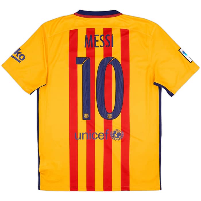 2015-16 Barcelona Away Shirt Messi #10 - 8/10 - (M)