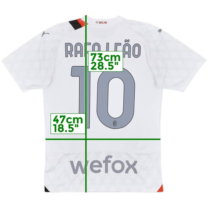 2023-24 AC Milan Away Shirt RafaLeao #10 - 8/10 - (S)