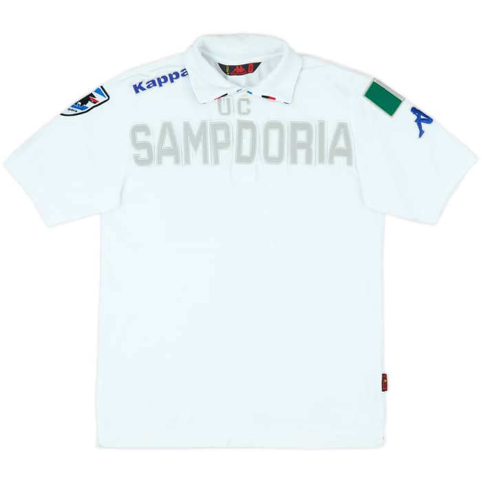 2008-09 Sampdoria Kappa Polo Shirt - 8/10 - (S)