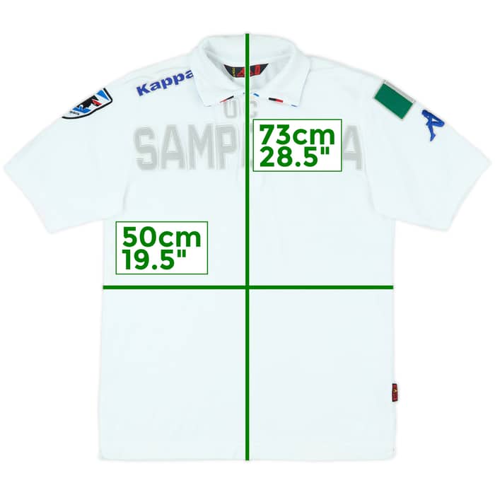 2008-09 Sampdoria Kappa Polo Shirt - 8/10 - (S)