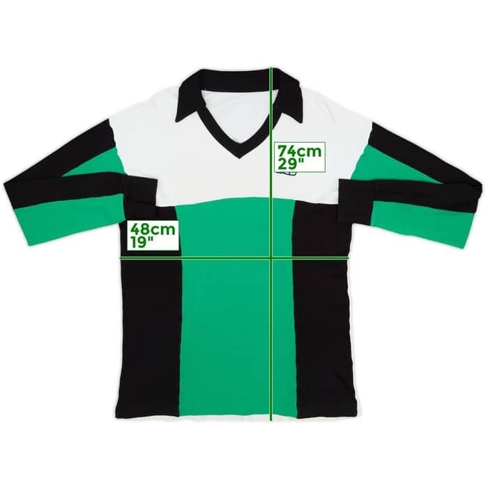 1980s Ennerre Template L/S Shirt #10 - 8/10 - (M/L)
