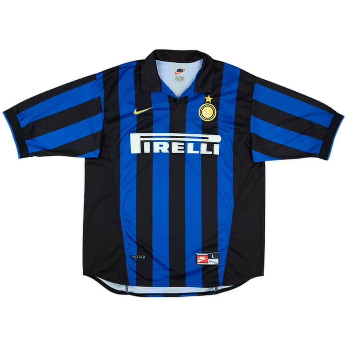 1998-99 Inter Milan Home Shirt Ronaldo #9 - 6/10 - (L)