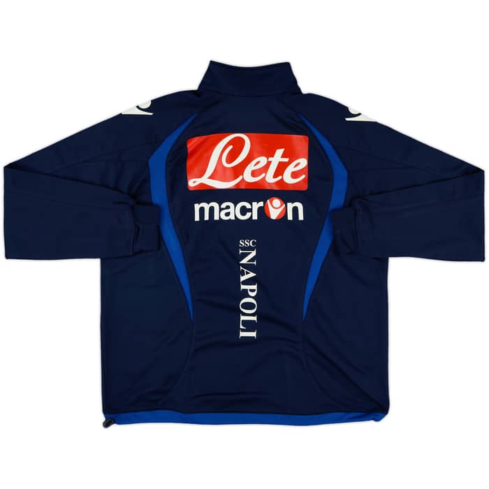 2012-13 Napoli Macron 1/4 Zip Drill Top - 7/10 - (S)