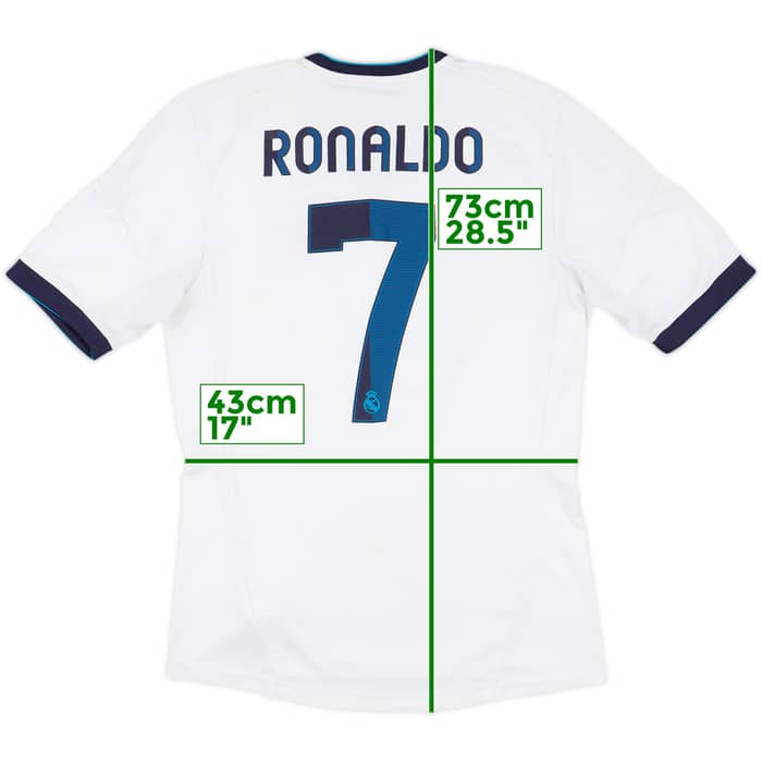 2012-13 Real Madrid Home Shirt Ronaldo #7 - 4/10 - (S)