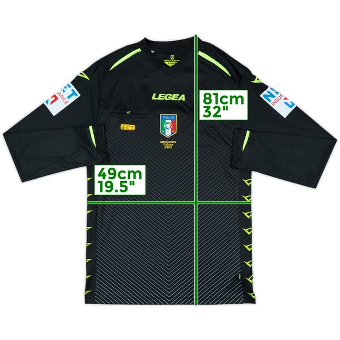 2014-15 Italy Legea Referee L/S Shirt - 10/10 - (XL)