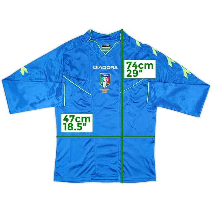 2000s Italy Diadora Referee L/S Shirt - 9/10 - (S)