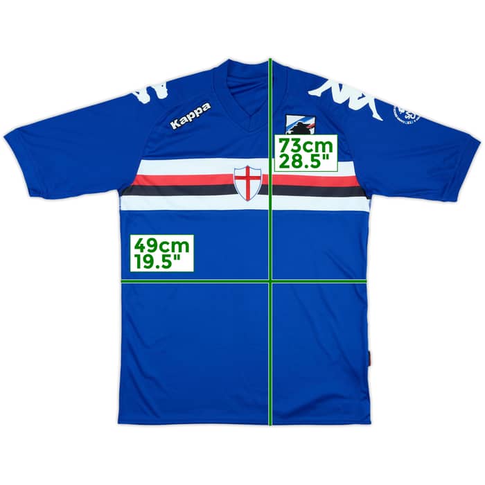 2010-11 Sampdoria 'Samp Camp' Home Shirt - 9/10 - (M)