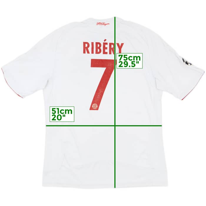 2008-09 Bayern Munich CL Shirt Ribery #7 - 4/10 - (M)