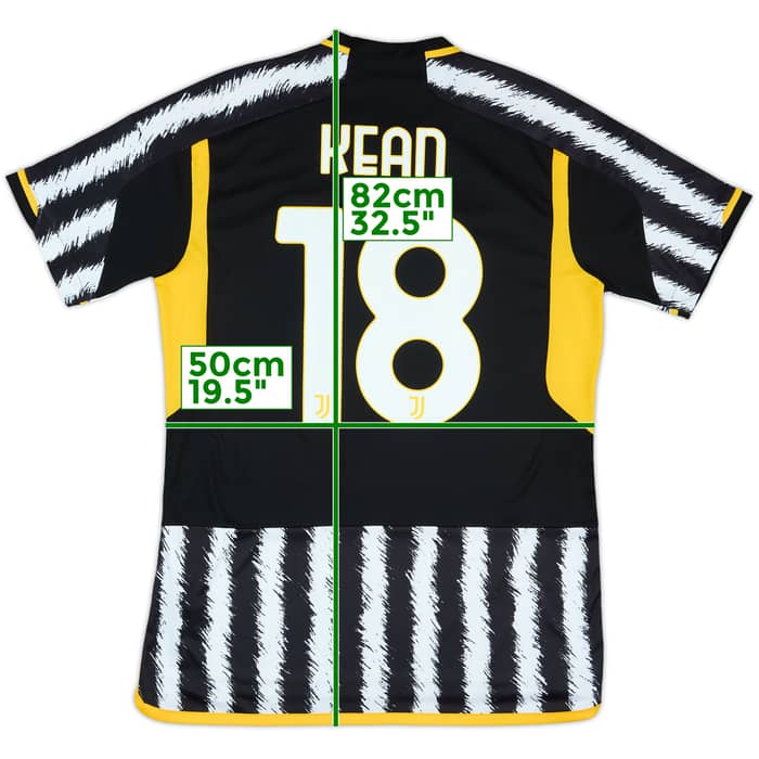 2023-24 Juventus Home Shirt Kean #18 - 8/10 - (L)