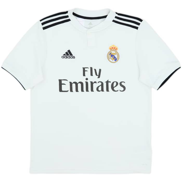 2018-19 Real Madrid Home Shirt - 5/10 - (XL.Boys)