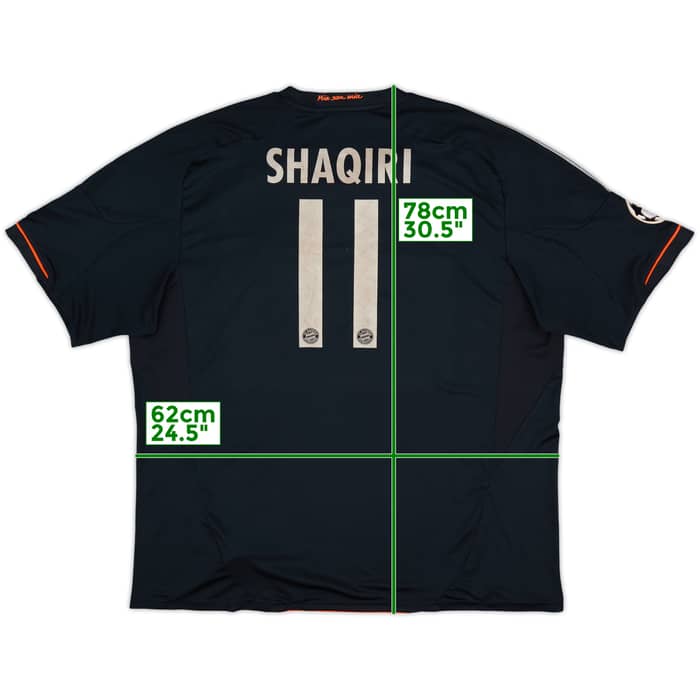 2012-13 Bayern Munich Third Shirt Shaqiri #11 - 6/10 - (XXL)
