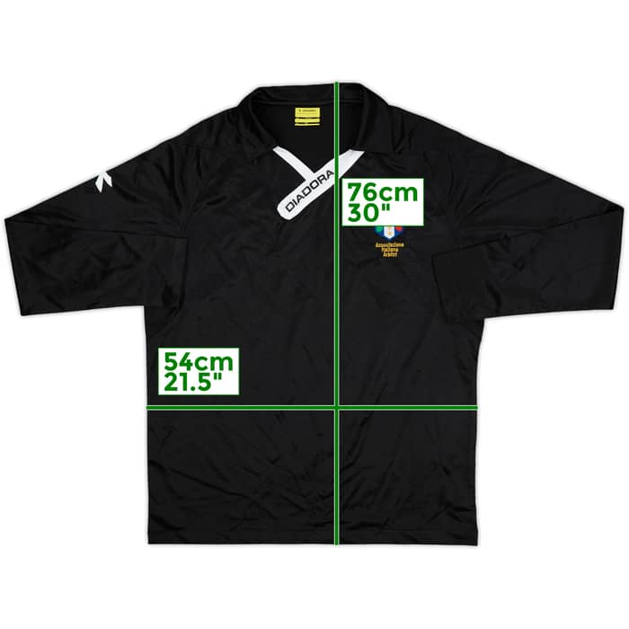 2000s Italy Diadora Referee L/S Shirt - 9/10 - (M)