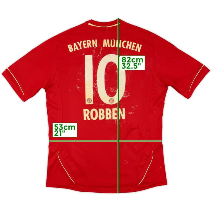 2011-13 Bayern Munich Home Shirt Robben #10 - 4/10 - (L)
