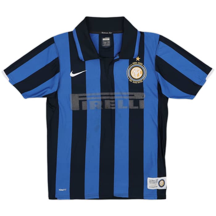 2007-08 Inter Milan Centenary Home Shirt - 3/10 - (S)