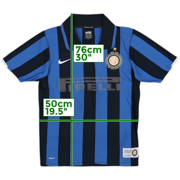 2007-08 Inter Milan Centenary Home Shirt - 3/10 - (S)