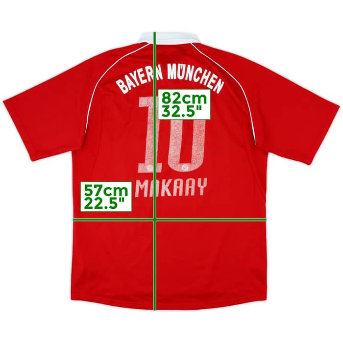 2005-06 Bayern Munich Home Shirt Makaay #10 - 5/10 - (L)