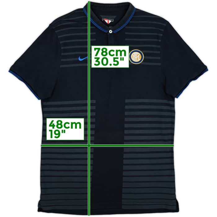 2014-15 Inter Milan Nike Polo Shirt - 8/10 - (L)